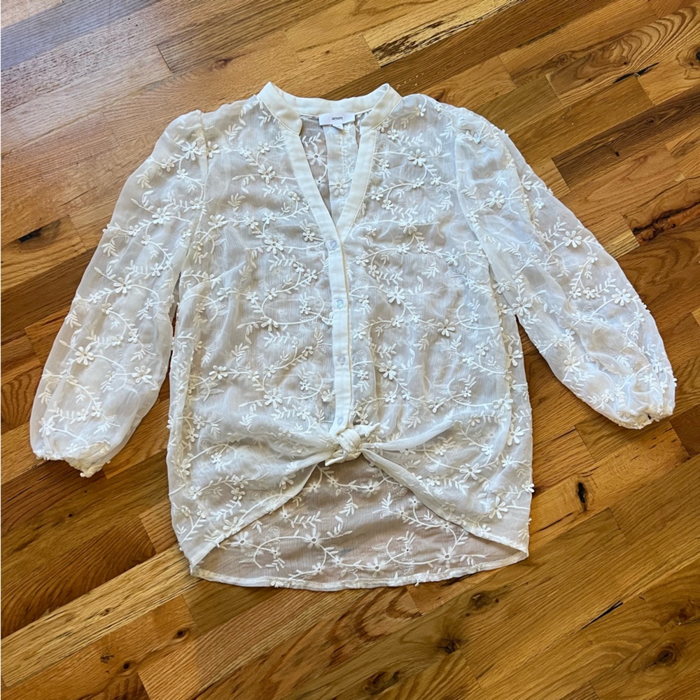 Vici Sheer Floral Top